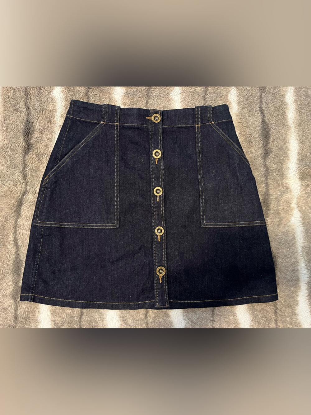 Banana Republic Dark Blue Denim Skirt